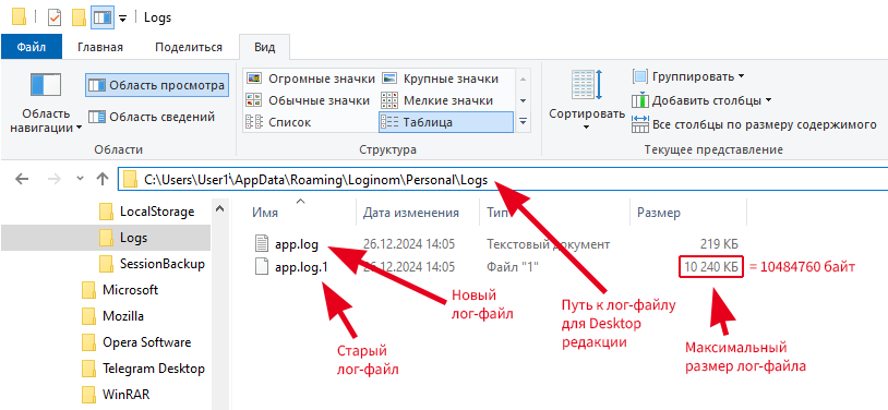Ротация лог-файлов Loginom